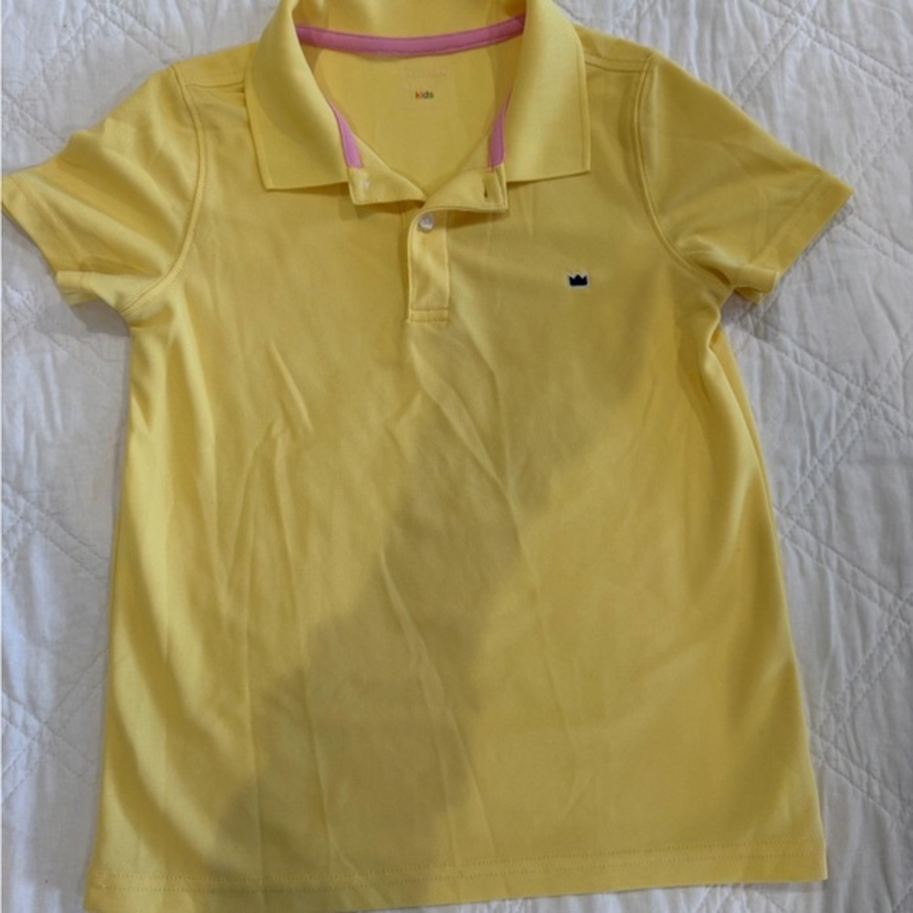 Crown & Ivy Yellow Kids Polo Shirt (6)